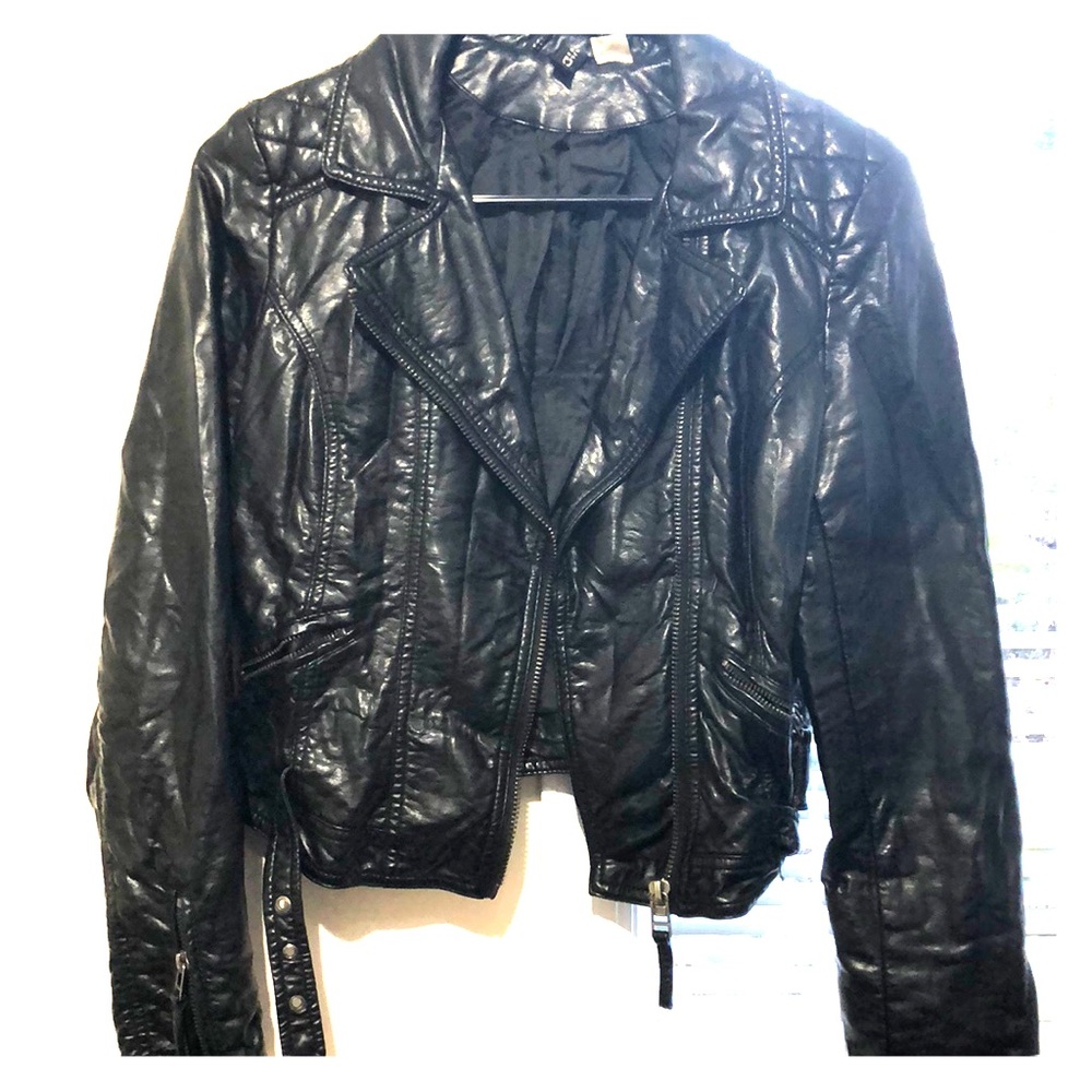 Black pleather jacket